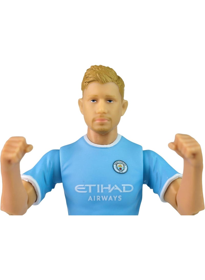 Sockers- Manchester City F.C. Kevin De Bruyne 8" Collectible Soccer Action Figure - Image 4